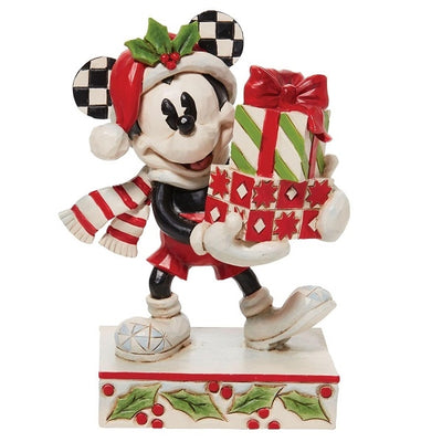 Disney figur "Mickey Mouse with Stack of Presents" figur