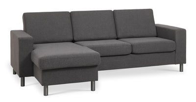 Pan sofa med chaiselong - flere farver