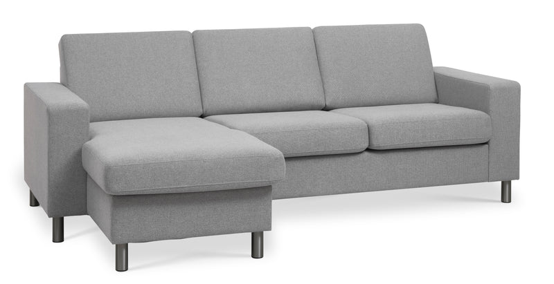 Pan sofa med chaiselong - flere farver