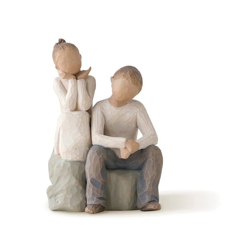 Willow Tree "Brother & Sister" figur