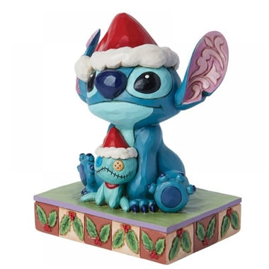 Disney Traditions "Santa Stitch" figur