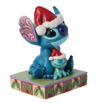 Disney Traditions "Santa Stitch" figur