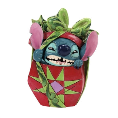 Disney Traditions Stitch in Gift  figur