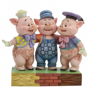 Disney Traditions "De 3 små grise" figur