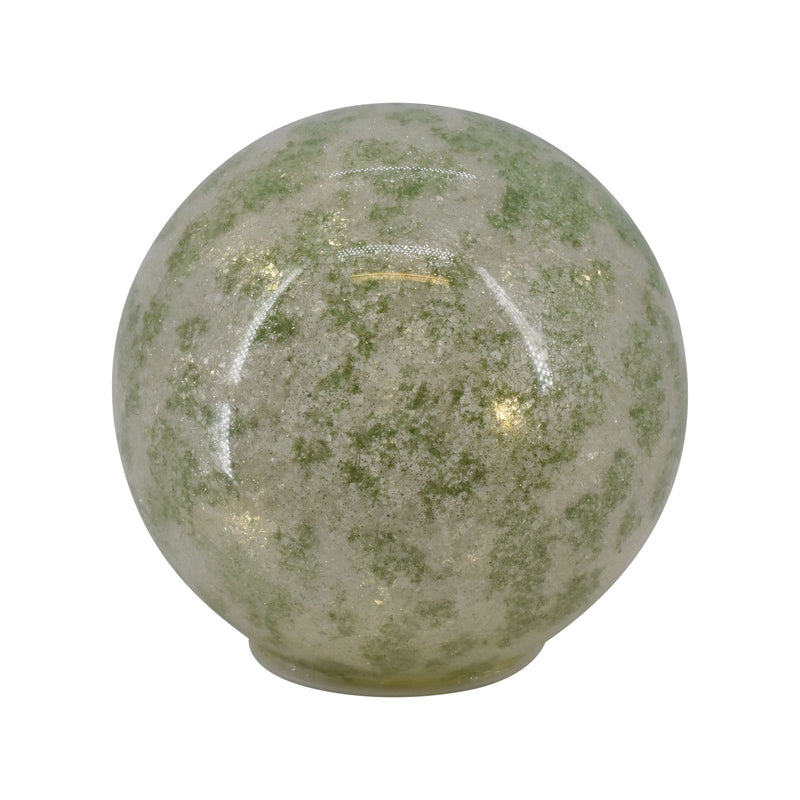 Ball glas kuppel grøn - flere str.